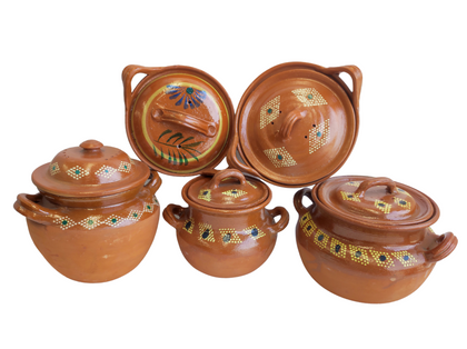 Colección de barro artesanal